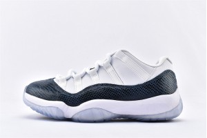 Air Jordan 11 Snakeskin Blue Retro Sneakers AJ11 Womens And Mens Shoes CD6848 102 