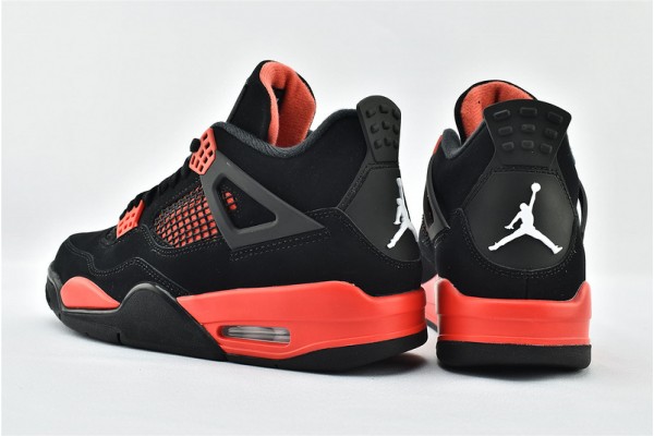 Air Jordan 4 Red Thunder Black Mens Shoes CT8527 016 Air Jordan 4 Red Thunder Black Mens Shoes CT8527 016