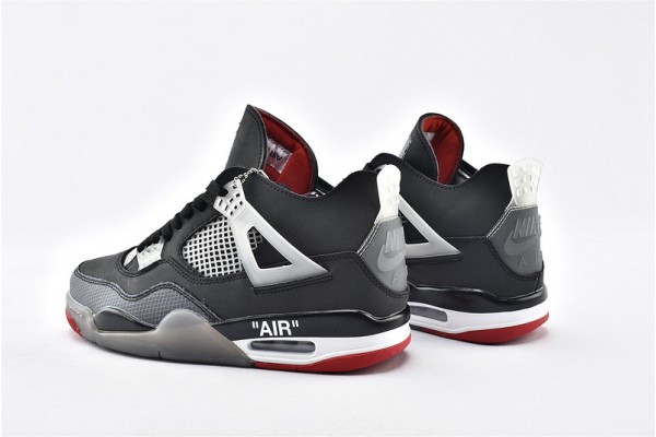 Air Jordan 4 Retro Black Grey Womens And Mens AJ4 Running Shoes AQ9129 019 Air Jordan 4 Retro Black Grey Womens And Mens AJ4 Running Shoes AQ9129 019