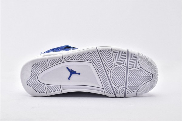 Air Jordan 4 Retro Blue Gold Aj4 Shoes AQ9129 019 Air Jordan 4 Retro Blue Gold Aj4 Shoes AQ9129 019