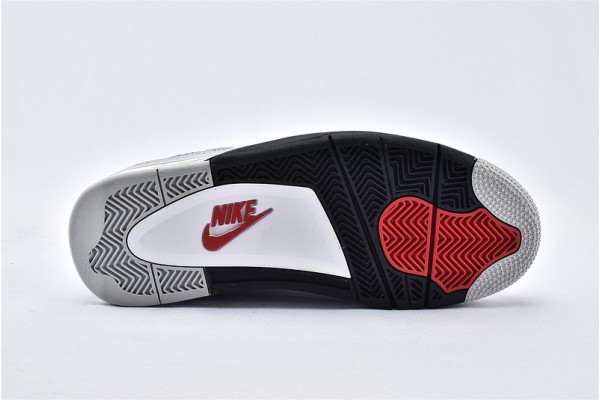Air Jordan 4 Retro Cement White Grey Black Aj4 Mens Shoes 308497 103 Air Jordan 4 Retro Cement White Grey Black Aj4 Mens Shoes 308497 103