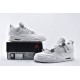 Air Jordan 4 Retro Pure Money White Aj4 Mens Running Shoes 308497 100 Air Jordan 4 Retro Pure Money White Aj4 Mens Running Shoes 308497 100