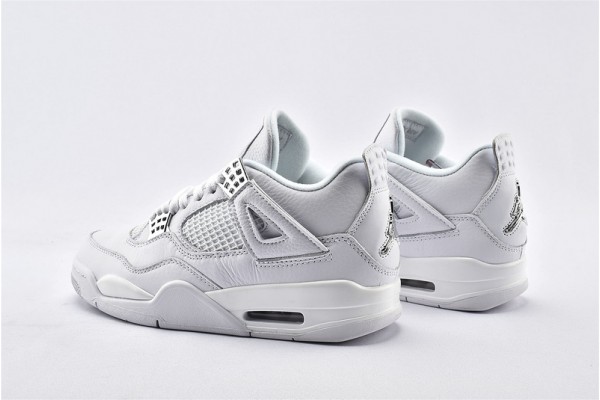 Air Jordan 4 Retro Pure Money White Aj4 Mens Running Shoes 308497 100 Air Jordan 4 Retro Pure Money White Aj4 Mens Running Shoes 308497 100