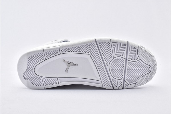 Air Jordan 4 Retro Pure Money White Aj4 Mens Running Shoes 308497 100 Air Jordan 4 Retro Pure Money White Aj4 Mens Running Shoes 308497 100