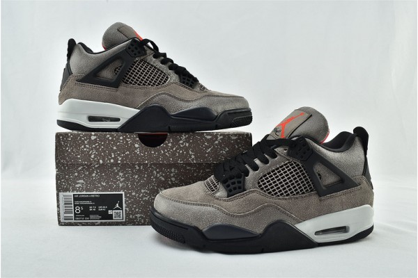 Air Jordan 4 Retro Taupe Haze Oil Grey Off White Infrared 23 Womens And Mens AJ4 Shoes DB0732 200