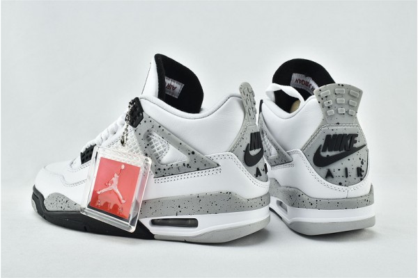 Air Jordan 4 Retro White Cement Mens Aj4 Shoes 840606 192 Air Jordan 4 Retro White Cement Mens Aj4 Shoes 840606 192