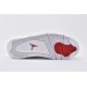 Air Jordan 4 Retro White University Red Metallic Silver AJ4 Mens Shoes CT8527 112