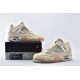 Air Jordan 4 Retro Yellow White Shoes Womens And Mens AJ4 Running Shoes AQ9129 002 Air Jordan 4 Retro Yellow White Shoes Womens And Mens AJ4 Running Shoes AQ9129 002