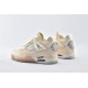 Air Jordan 4 Retro Yellow White Shoes Womens And Mens AJ4 Running Shoes AQ9129 002 Air Jordan 4 Retro Yellow White Shoes Womens And Mens AJ4 Running Shoes AQ9129 002