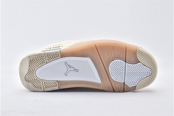 Air Jordan 4 Retro Yellow White Shoes Womens And Mens AJ4 Running Shoes AQ9129 002 Air Jordan 4 Retro Yellow White Shoes Womens And Mens AJ4 Running Shoes AQ9129 002