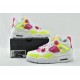 Air Jordan 4 White Lemon Venom Pink Blast Sneakers Womens And Mens AJ4 Shoes CV7808 100 Air Jordan 4 White Lemon Venom Pink Blast Sneakers Womens And Mens AJ4 Shoes CV7808 100