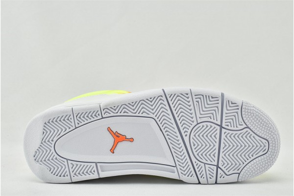 Air Jordan 4 White Lemon Venom Pink Blast Sneakers Womens And Mens AJ4 Shoes CV7808 100 Air Jordan 4 White Lemon Venom Pink Blast Sneakers Womens And Mens AJ4 Shoes CV7808 100