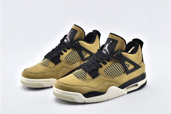 Air Jordan 4 Womens And Mens Mushroom Black Fossil Pale Ivory Aj4 Shoes AQ9129 200 Air Jordan 4 Womens And Mens Mushroom Black Fossil Pale Ivory Aj4 Shoes AQ9129 200
