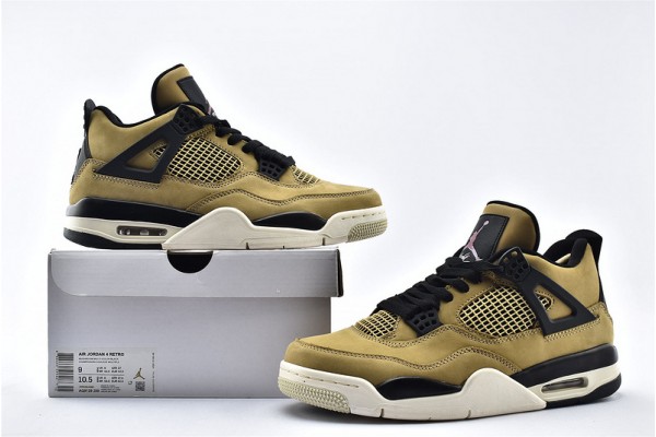 Air Jordan 4 Womens And Mens Mushroom Black Fossil Pale Ivory Aj4 Shoes AQ9129 200 Air Jordan 4 Womens And Mens Mushroom Black Fossil Pale Ivory Aj4 Shoes AQ9129 200