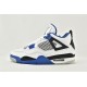 Air Jordan 4 Motosports Blue White Black Mens Shoes 308497 117 Air Jordan 4 Motosports Blue White Black Mens Shoes 308497 117