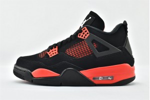 Air Jordan 4 Red Thunder Black Mens Shoes CT8527 016 
