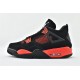 Air Jordan 4 Red Thunder Black Mens Shoes CT8527 016 Air Jordan 4 Red Thunder Black Mens Shoes CT8527 016