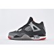 Air Jordan 4 Retro Black Grey Womens And Mens AJ4 Running Shoes AQ9129 019 Air Jordan 4 Retro Black Grey Womens And Mens AJ4 Running Shoes AQ9129 019