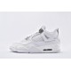 Air Jordan 4 Retro Pure Money White Aj4 Mens Running Shoes 308497 100 Air Jordan 4 Retro Pure Money White Aj4 Mens Running Shoes 308497 100