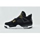 Air Jordan 4 Royalty Womens And Mens Black Gold Shoes 308497 032 Air Jordan 4 Royalty Womens And Mens Black Gold Shoes 308497 032