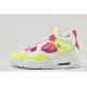 Air Jordan 4 White Lemon Venom Pink Blast Sneakers Womens And Mens AJ4 Shoes CV7808 100 Air Jordan 4 White Lemon Venom Pink Blast Sneakers Womens And Mens AJ4 Shoes CV7808 100