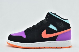 Air Jordan 1 Mid Court Purple Online 554724 083 Womens And Mens Shoes  
