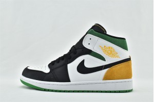 Air Jordan 1 Mid SE Oakland Lucky Charms 852542 101 Womens And Mens Shoes  