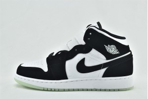 Air Jordan 1 Mid White Black Teal Tint BQ6931 103 Womens And Mens Shoes  