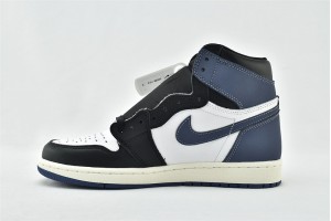 Air Jordan 1 Retro High OG Blue Moon 555088 115 Womens And Mens Shoes  