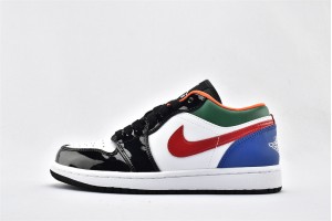 Air Jordan 1 Retro Low Multi Color CZ4776 101 Womens And Mens Shoes  