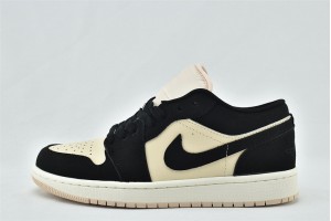 Air Jordan 1 Retro Low Yellow Grey Black BC0774 003 Womens And Mens Shoes  