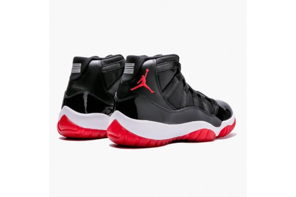 Air Jordan 11 Retro Bred Men Jordan Sneakers 378037-010 Air Jordan 11 Retro Bred Men Jordan Sneakers 378037-010