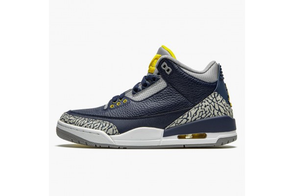 Air Jordan 3 Retro Michigan Men Jordan Sneakers AJ3-820064 Air Jordan 3 Retro Michigan Men Jordan Sneakers AJ3-820064