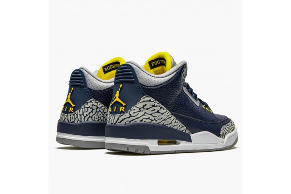 Air Jordan 3 Retro Michigan Men Jordan Sneakers AJ3-820064 Air Jordan 3 Retro Michigan Men Jordan Sneakers AJ3-820064