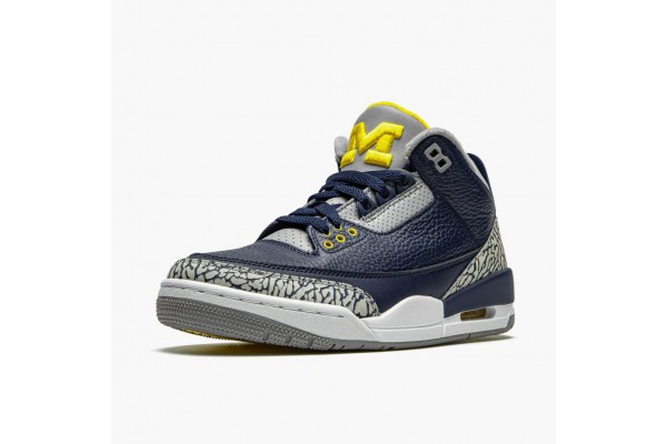 Air Jordan 3 Retro Michigan Men Jordan Sneakers AJ3-820064 Air Jordan 3 Retro Michigan Men Jordan Sneakers AJ3-820064