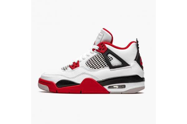 Air Jordan 4 Retro OG GS Fire Red 2020 Men Jordan Sneakers 408452-160