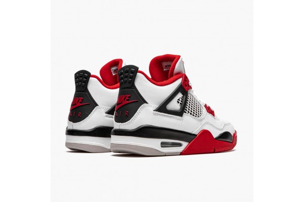 Air Jordan 4 Retro OG GS Fire Red 2020 Men Jordan Sneakers 408452-160