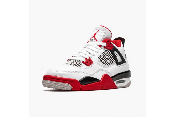 Air Jordan 4 Retro OG GS Fire Red 2020 Men Jordan Sneakers 408452-160
