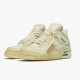 Air Jordan 4 Retro Off-White Sail Women/Men Jordan Sneakers CV9388-100 Air Jordan 4 Retro Off-White Sail Women/Men Jordan Sneakers CV9388-100