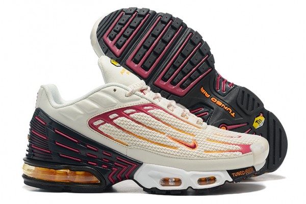 Nike Air Max Plus 3 (M) Beige Red DX2664-001 Sneakers