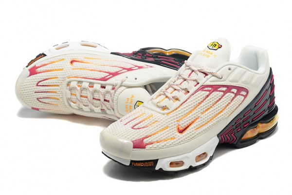 Nike Air Max Plus 3 (M) Beige Red DX2664-001 Sneakers
