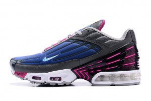 Nike Air Max Plus 3 (M) Grey Blue and Purple Sneakers