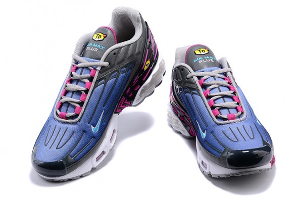 Nike Air Max Plus 3 (M) Grey Blue and Purple Sneakers