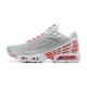 Nike Air Max Plus 3 (M) Grey Silver and Red  CK5178-072 Sneakers