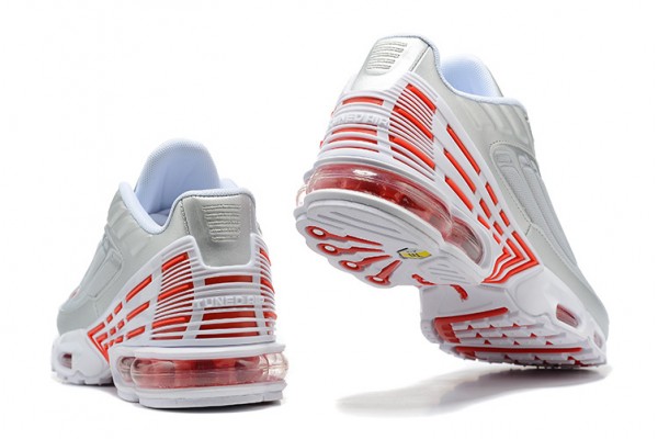 Nike Air Max Plus 3 (M) Grey Silver and Red  CK5178-072 Sneakers
