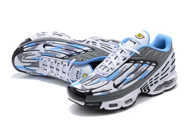 Nike Air Max Plus 3 (M) White Blue and Grey Sneakers