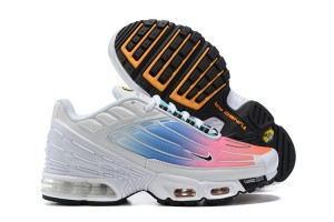 Nike Air Max Plus 3 (M) White Blue and Pink Sneakers