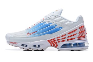 Nike Air Max Plus 3 (M) White Blue and Red Sneakers