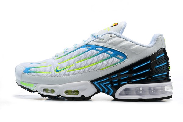Nike Air Max Plus 3 (M) White Blue and Yellow DV7138-100 Sneakers