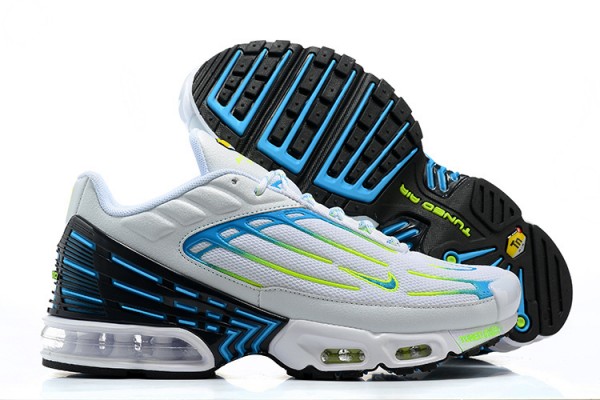 Nike Air Max Plus 3 (M) White Blue and Yellow DV7138-100 Sneakers